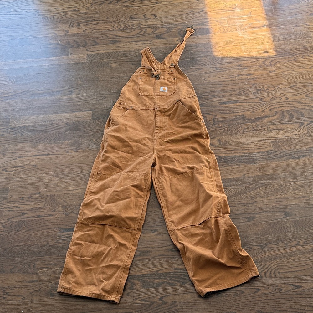 Carhartt Men's Tan Cargo Pants - Durable Workwear